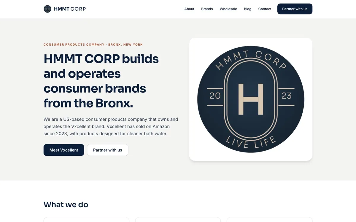 HMMT CORP — Website