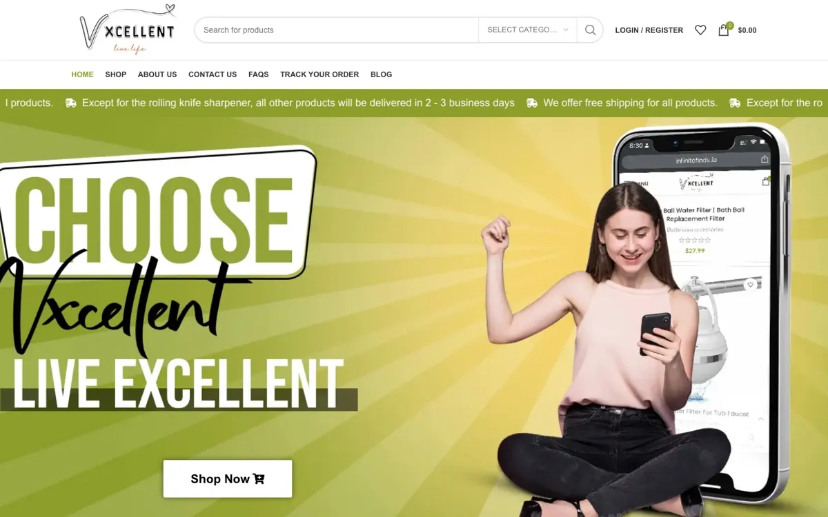 Vxcellent — E-commerce
